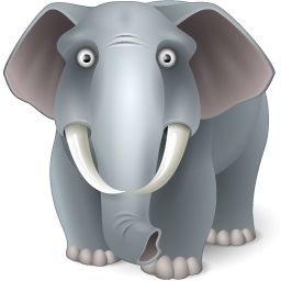 大象 PNG透明元素免抠图素材 16素材网编号:18773