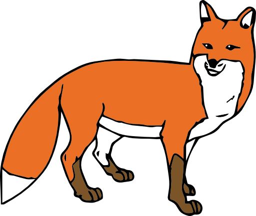 狐狸 PNG透明背景免抠图元素 16图库网编号:23125