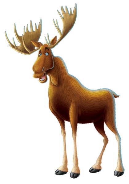 Moose, elk PNG透明元素免抠图素材 16素材网编号:66242