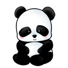 熊猫 PNG透明背景免抠图元素 16图库网编号:20704