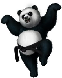 熊猫 PNG透明背景免抠图元素 16图库网编号:20696