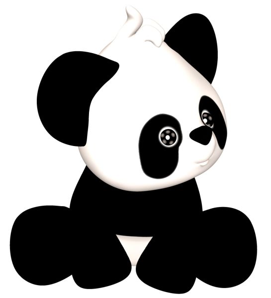 熊猫 PNG透明背景免抠图元素 16图库网编号:20728