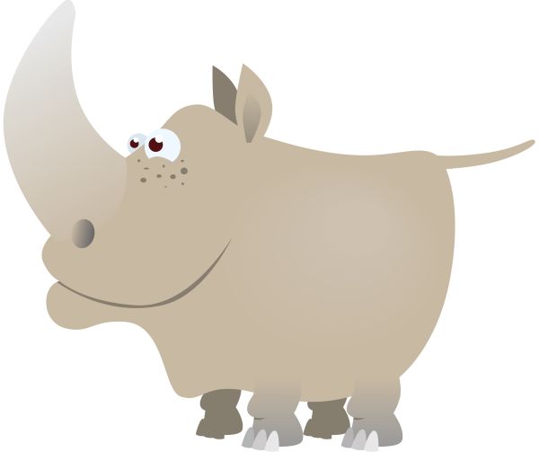 犀牛 PNG免抠图透明素材 16设计网编号:24805