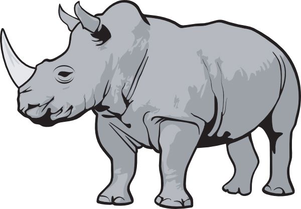 犀牛 PNG免抠图透明素材 16设计网编号:24809