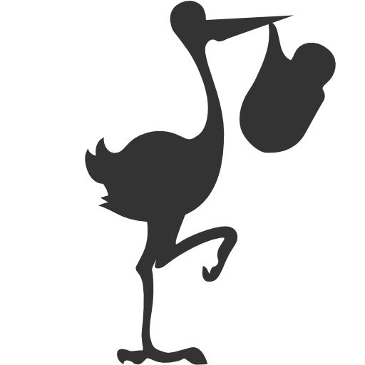Stork PNG免抠图透明素材 普贤居素材编号:23907