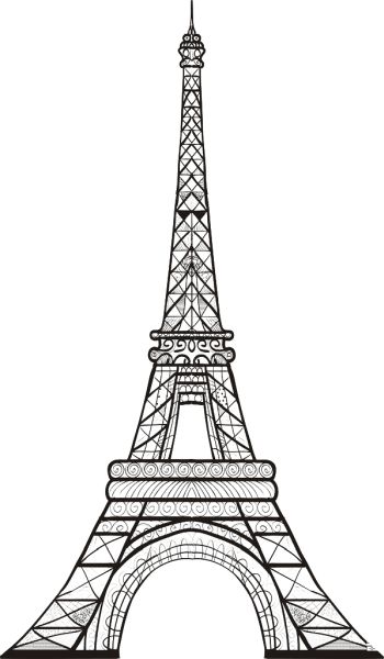 埃菲尔铁塔 PNG透明背景免抠图元素 16图库网编号:65318