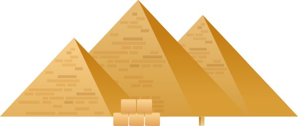 金字塔 PNG透明背景免抠图元素 素材中国编号:64930