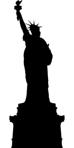 自由女神像 PNG透明背景免抠图元素