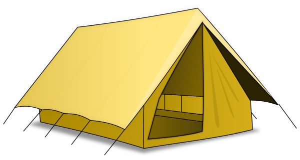 帐篷PNG透明背景免抠图元素 16图库网编号:43297