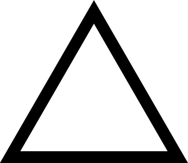 三角形PNG透明背景免抠图元素 16图库网编号:87927