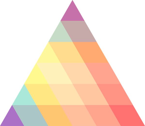 三角形PNG透明背景免抠图元素 16图库网编号:87820