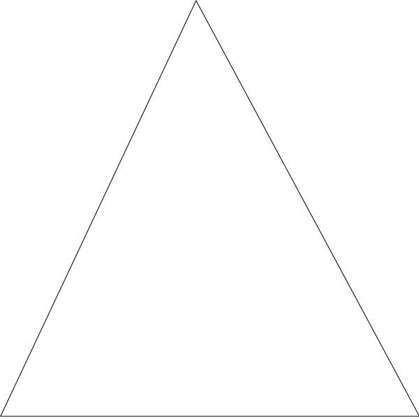 三角形PNG透明背景免抠图元素 素材中国编号:87855