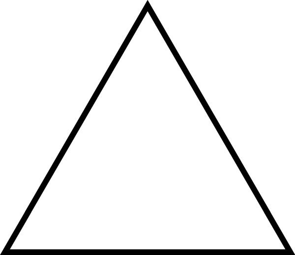 三角形PNG透明背景免抠图元素 16图库网编号:87869