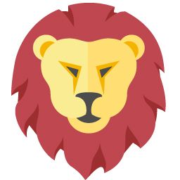 狮子座 PNG透明背景免抠图元素 16图库网编号:52341