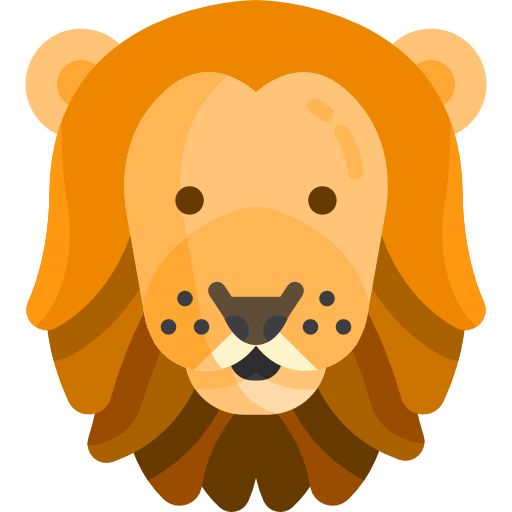 狮子座 PNG透明背景免抠图元素 16图库网编号:52356