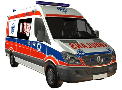 救护车 PNG透明元素免抠图素材 16素材网编号:22713