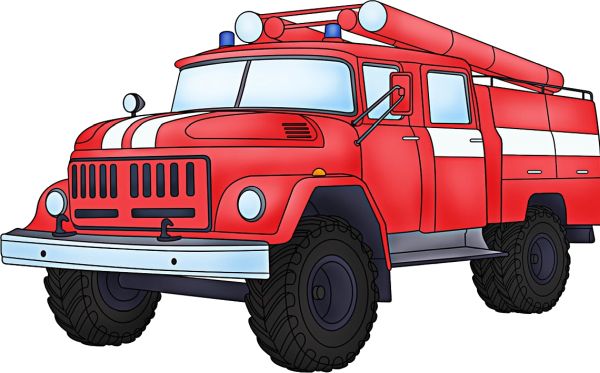 消防车 PNG透明背景免抠图元素 16图库网编号:41194