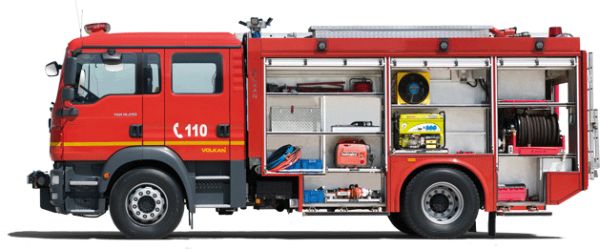 消防车 PNG免抠图透明素材 16设计网编号:41205