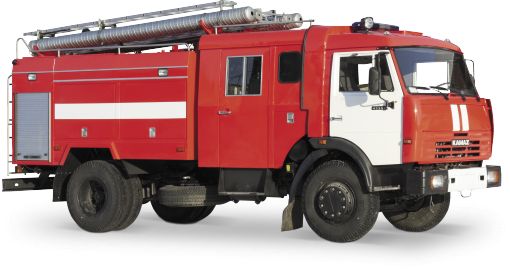 消防车 PNG透明背景免抠图元素 素材中国编号:41195