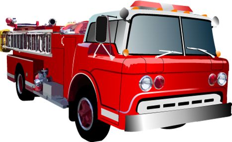 消防车 PNG免抠图透明素材 16设计