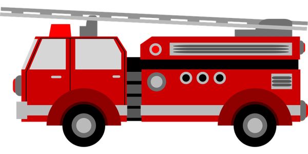 消防车 PNG透明背景免抠图元素 素材中国编号:41225
