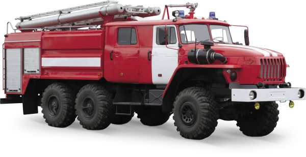 消防车 PNG透明背景免抠图元素 16图库网编号:41232
