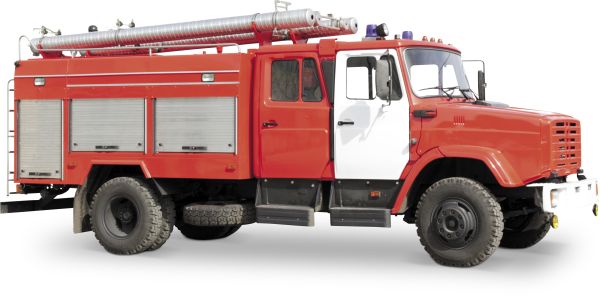 消防车 PNG透明背景免抠图元素 素材中国编号:41234