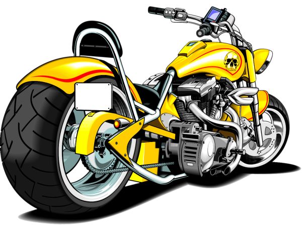 哈雷戴维森摩托车 PNG免抠图透明素材 16设计网编号:39177