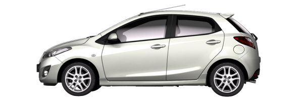 Mazda 2 PNG透明背景免抠图元素 素材中国编号:34989