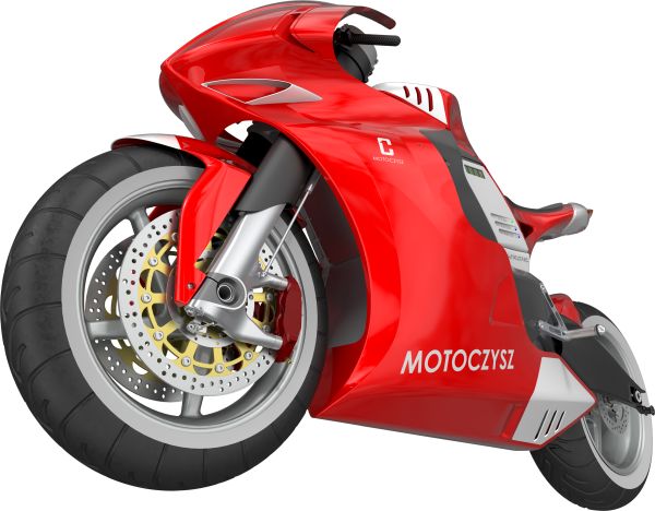红色摩托车PNG图片,摩托车PNG透明背景免抠图元素 16图库网编号:3177