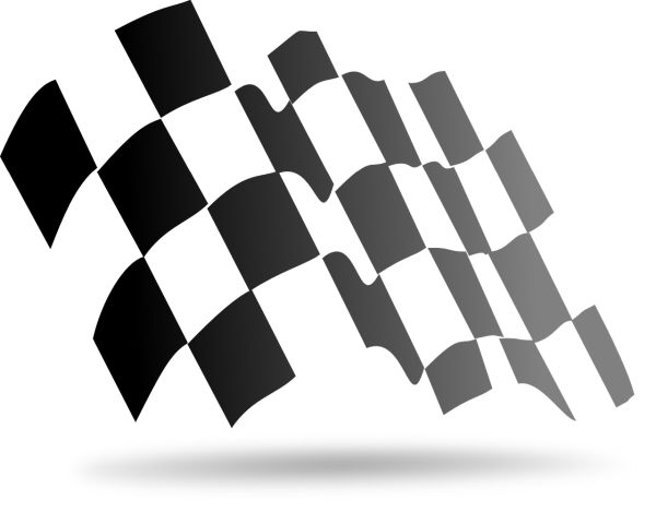 赛车旗方格旗PNG透明背景免抠图元素 16图库网编号:104706