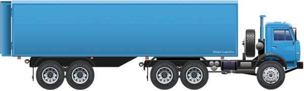 卡车 PNG透明元素免抠图素材 16素材网编号:16268