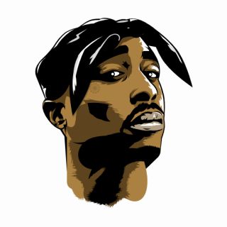 2Pac, Tupac Shakur PNG免抠图透明素材 素材天下编号:32146