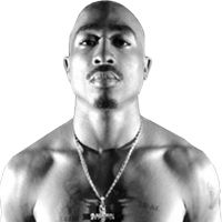 2Pac, Tupac Shakur PNG透明背景免抠图元素 16图库网编号:32151
