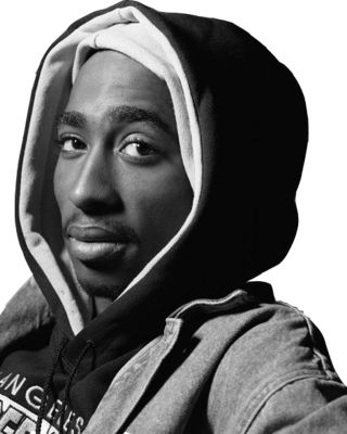 2Pac, Tupac Shakur PNG免抠图透明素材 普贤居素材编号:32156