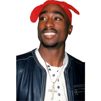 2Pac, Tupac Shakur PNG透明背景免抠图元素 16图库网编号:32163