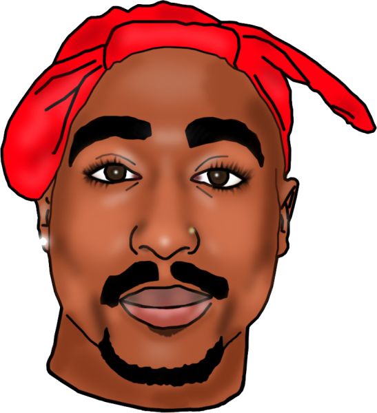 2Pac, Tupac Shakur PNG透明背景免抠图元素 16图库网编号:32142