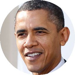 Barack Obama PNG透明背景免抠图元素 16图库网编号:29840