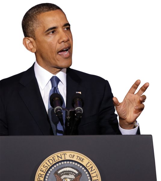 Barack Obama PNG免抠图透明素材 16设计网编号:29847