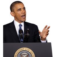 Barack Obama PNG透明背景免抠图元素 16图库网编号:29820