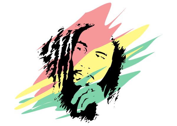 Bob Marley PNG免抠图透明素材 16设计网编号:32055