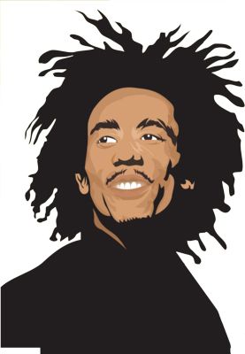 Bob Marley PNG免抠图透明素材 素材中国编号:32058