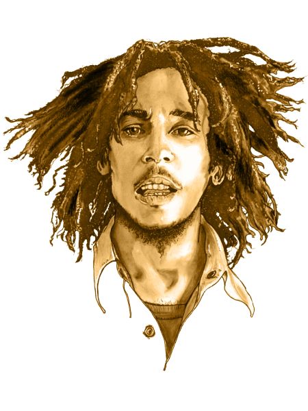 Bob Marley PNG免抠图透明素材 16设计网编号:32067