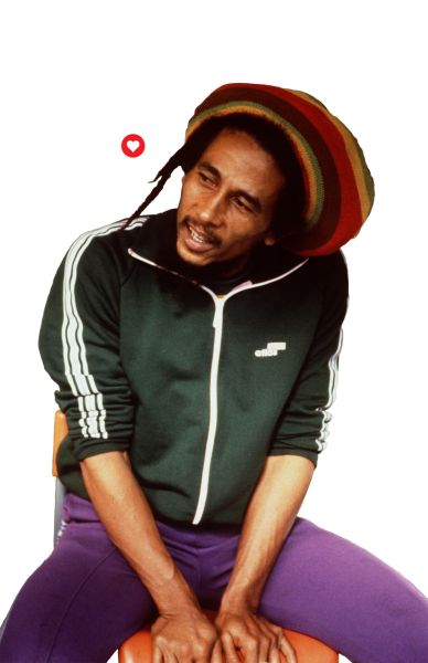 Bob Marley PNG免抠图透明素材 16设计网编号:32077