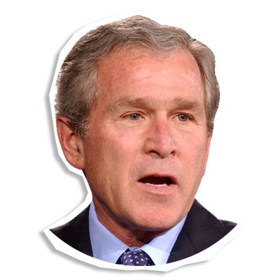 George Bush PNG透明背景免抠图元素 16图库网编号:30295