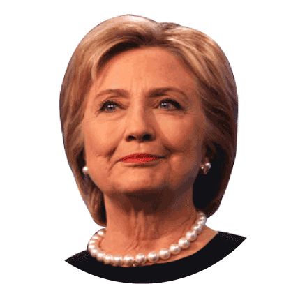 希拉里·克林顿 PNG透明背景免抠图元素 16图库网编号:30342