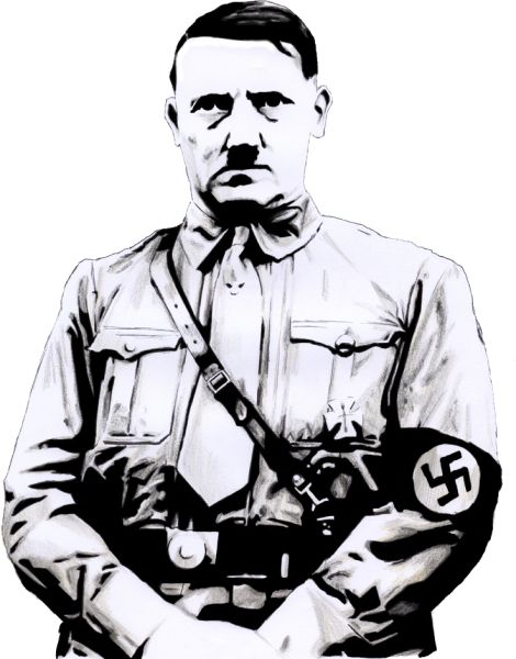 阿道夫·希特勒 PNG透明背景免抠图元素 16图库网编号:30197