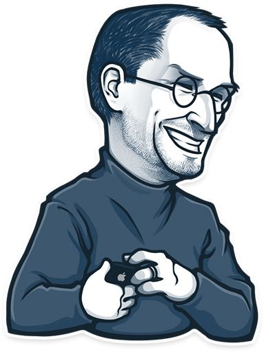 Steve Jobs PNG免抠图透明素材 16设计网编号:33436