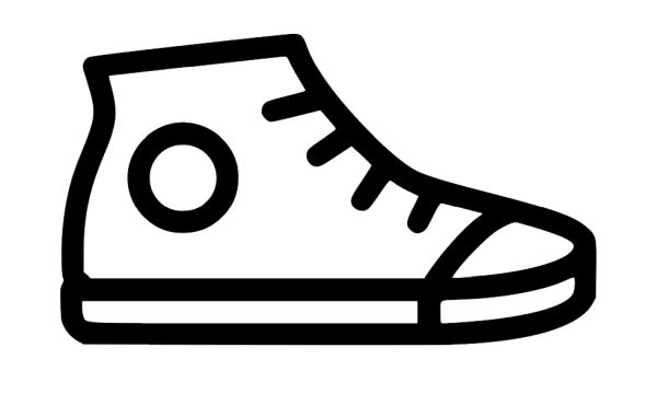 匡威鞋 PNG透明背景免抠图元素 16图库网编号:90234