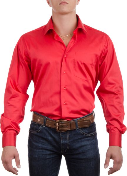 红色衬衫PNG透明背景免抠图元素 16